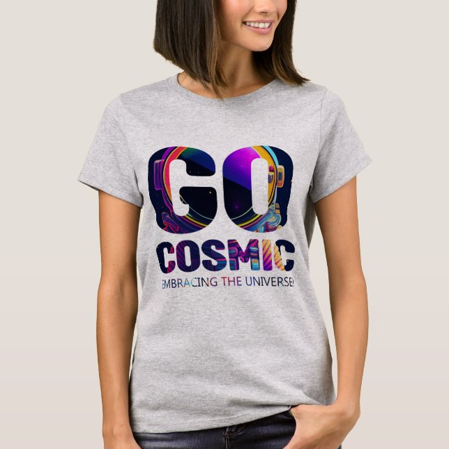 Färggrafi Gå till komisk tröja för henne (Framsida)