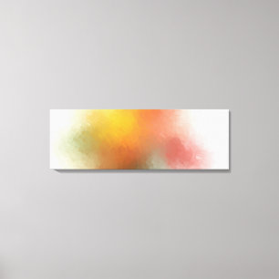 Färggrafik Abstrakt Trendig Modern Red Gult Canvastryck