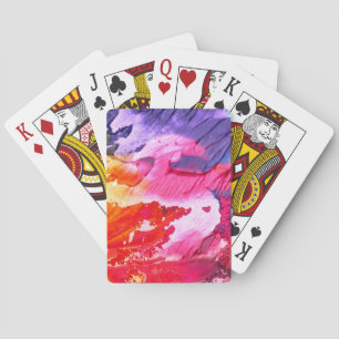 Färggrafik för abstrakt Färg Casinokort