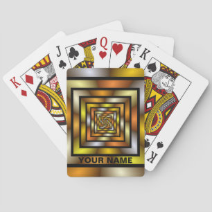 Färggrafik i ljustunnel Mönster Namn Casinokort