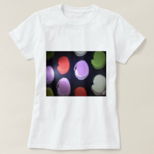 Färggrafik i modern Mönster Polka-prick T Shirt