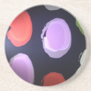 Färggrafik i modern Mönster Polka-prick Underlägg