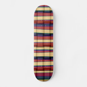 Färggrafik i rand med återgivning 2 skateboard bräda 20 cm