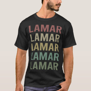 Färggrafik - Lamar Namn T Shirt