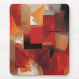 Färggrafik med modern Abstrakt former Musmatta