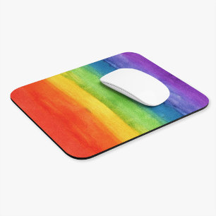 Färggrafik på vattenfärgen Rainbow - modern Musmatta