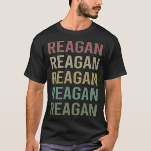 Färggrafik - Reagan Namn T Shirt