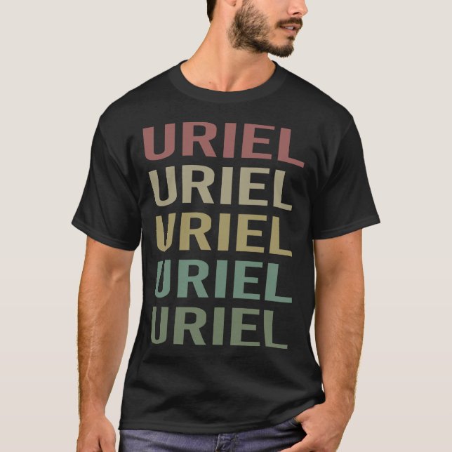 Färggrafik - Uriel Namn T Shirt (Framsida)
