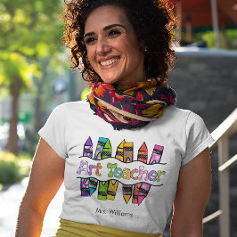Färggrafiklärartext med Kritor T Shirt