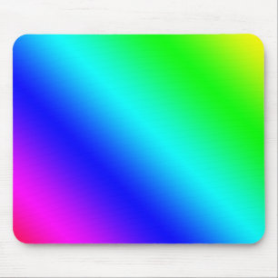 Färggrafisk diagonal regnbågsövertoning musmatta
