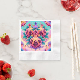 Färggranat Pappersservett