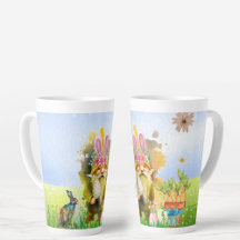 Färggranen Påsk med Bunny Öron