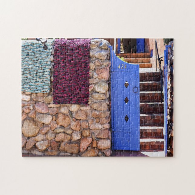 Färggrann grind Way Santa Fe New Mexico. Pussel (Horisontell)
