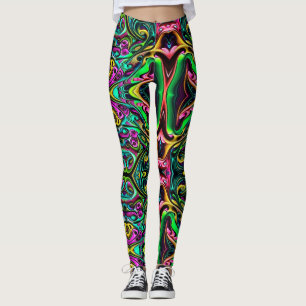 Färggranulat av Färg-färgnyans Leggings
