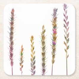 Färggräs Underlägg Papper Kvadrat