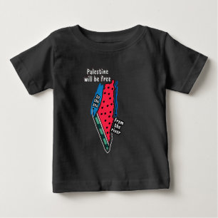 Färggrättad grafisk design för gräddning i karta m t shirt