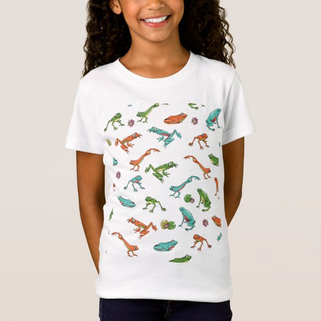Färggrodd mönster t shirt (Framsida)