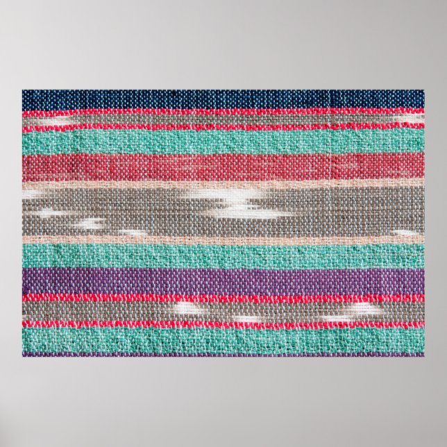 Färggrov Fabric Struktur, Mönster, Background Poster (Framsidan)