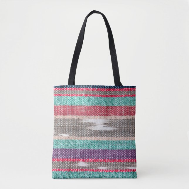 Färggrov Fabric Struktur, Mönster, Background Tygkasse (Framsida)