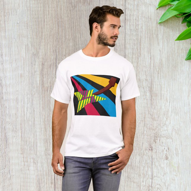 Färgguitar T Shirt (Skapare uppladdad)