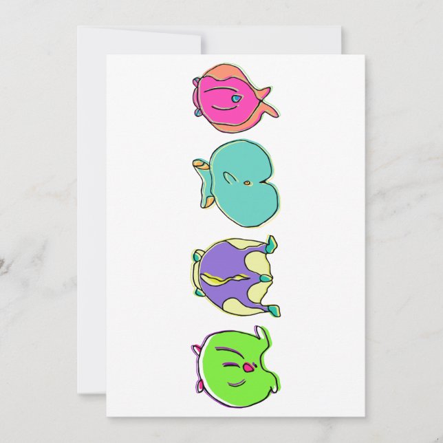 Färghamsterknapp Julkort (Framsida)