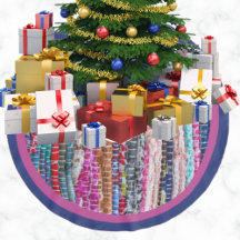 Färghandgjord brasiliansk textil Matta jul