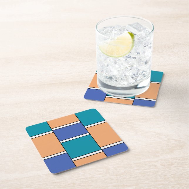 Färgharmoni Underlägg Papper Kvadrat (Insitu)