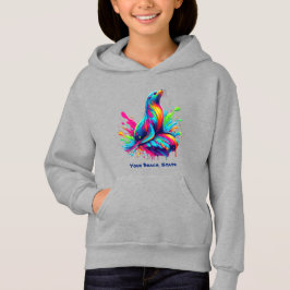 Färghav Lejona Stänk T Shirt