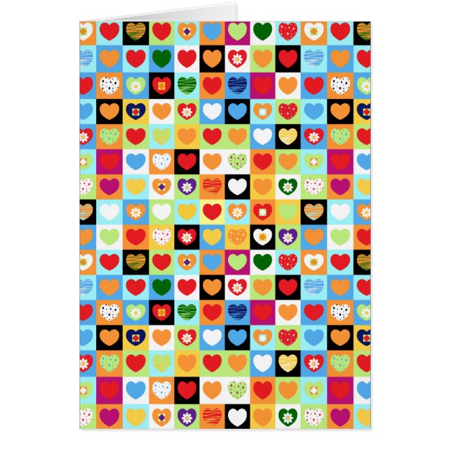 Färghjärtan, kort (Framsidan)