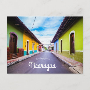Färghus i Nicaragua Vykort
