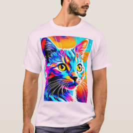 Färgig Kattunge Stare T Shirt