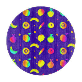 Färgig tropisk neon Fruit Mönster