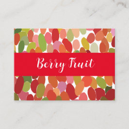 Färgiga bär Fruit Visitkort