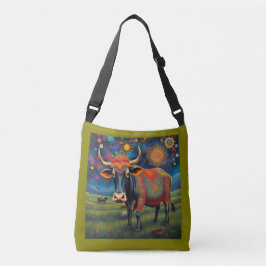 Färgiga Heliga Kor i Festive Disguises Axelväska