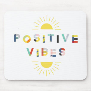 Färgiga Mönster-typografi - positiva bilder Modern Musmatta