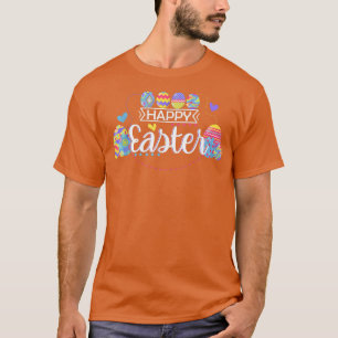 Färgiga Påskägg flickor Kvinnor T Shirt