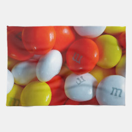 Färgigt godis kökshandduk