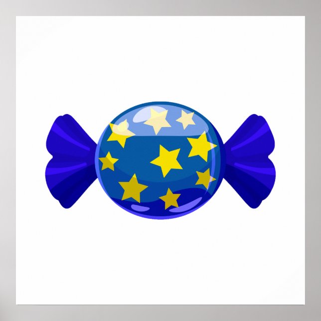 Färgigt godis poster (Framsidan)