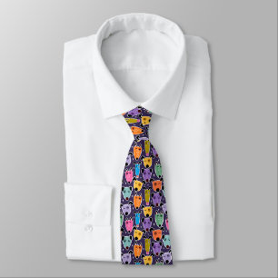 Färgigt Hundar Neck Tie Slips