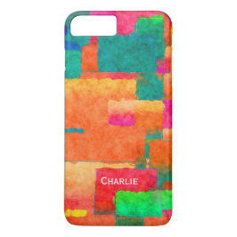 Färgigt Mönster med Personlig Namn