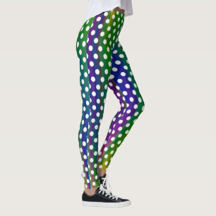 Färgigt Polka dots Girly-Trendig Fashionable Yoga Leggings