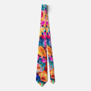 Färgigt Ro Neck Tie Slips
