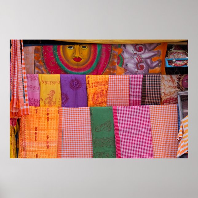 Färgigt Trasa på marknaden Poster (Framsidan)