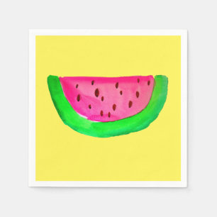 Färgillustration av färgen frukt, konst pappersservett