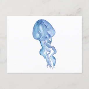 Färgillustration för maneter vykort