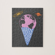 Färgjord och Universe Ice Cream Cone Artwork