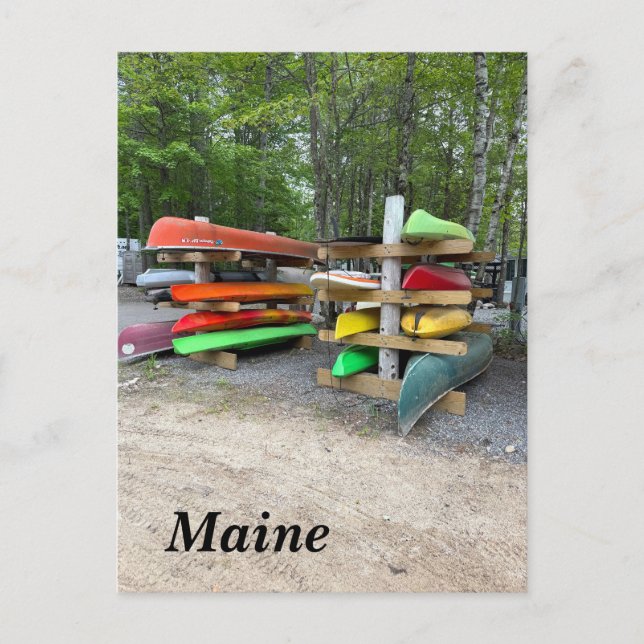 Färgkajaker Helg Vykort (Framsida)