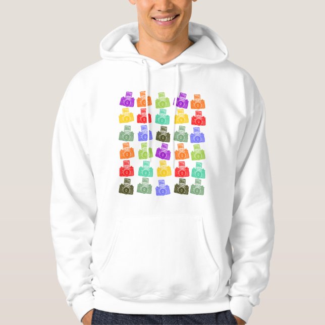Färgkameror Sweatshirt (Framsida)