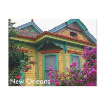 Färgkammare i New Orleans vykort