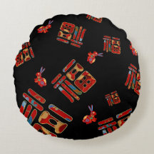 Färgkanter 福 Blessings Lunar nyår